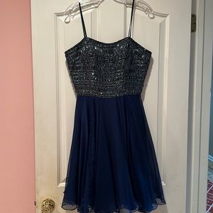 Sherri Hill dress, Navy, short